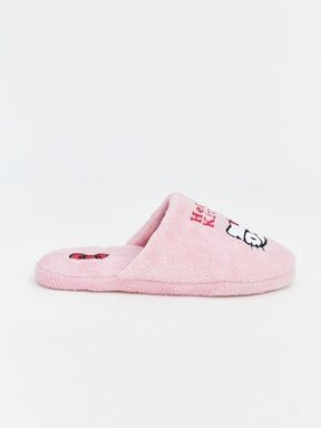 Ev Terliği PEMBE BASKILI