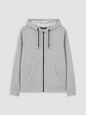 Fermuarlı Sweatshirt GRI