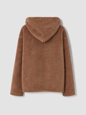Fermuarlı Sweatshirt AÇIK KAHVERENGİ