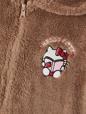 Fermuarlı Sweatshirt AÇIK KAHVERENGİ