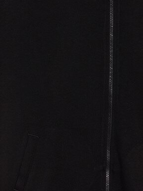 Fermuarlı Sweatshirt YENİ SİYAH
