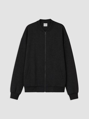 Fermuarlı Sweatshirt YENİ SİYAH