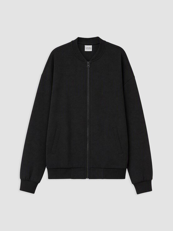 Fermuarlı Sweatshirt YENİ SİYAH