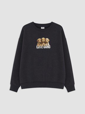 Sweatshirt KOYU LACİVERT