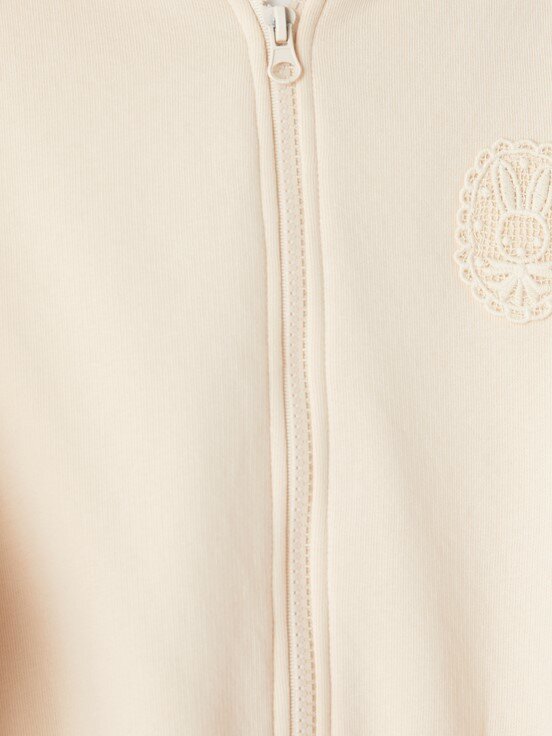 Fermuarlı Sweatshirt TEN RENGİ