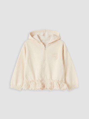 Fermuarlı Sweatshirt TEN RENGİ