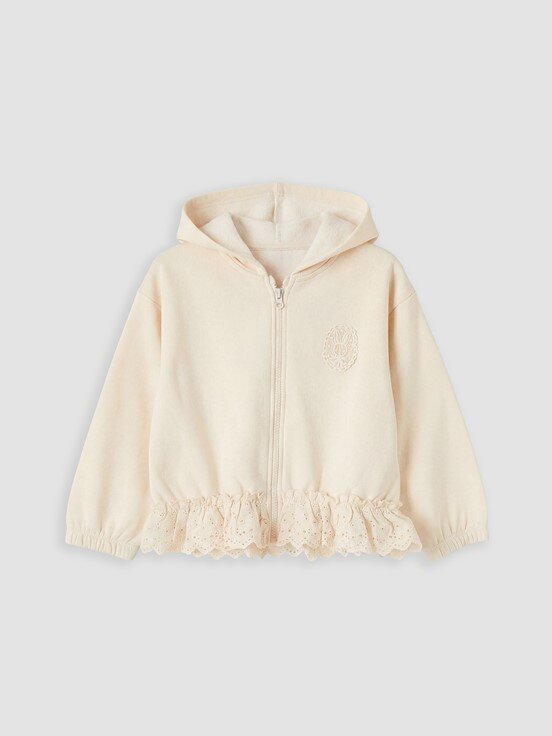 Fermuarlı Sweatshirt TEN RENGİ