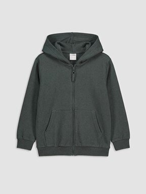 Fermuarlı Sweatshirt ANTRASİT