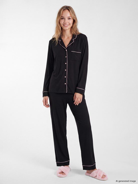 Pijama Takım YENİ SİYAH