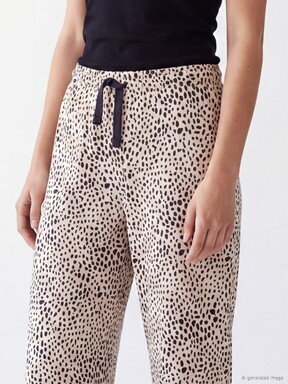 Pijama Alt UÇUK PEMBE BASKILI