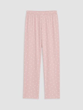 Pijama Takım PEMBE BASKILI