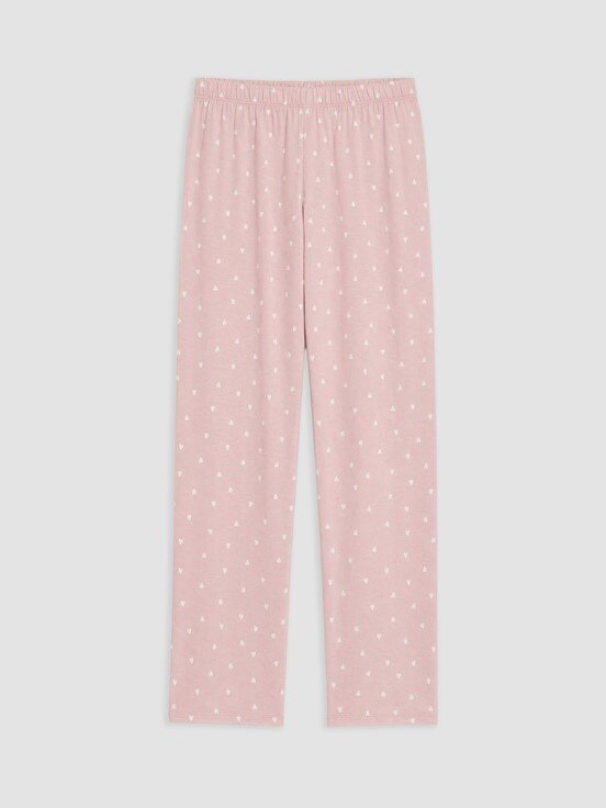 Pijama Takım PEMBE BASKILI