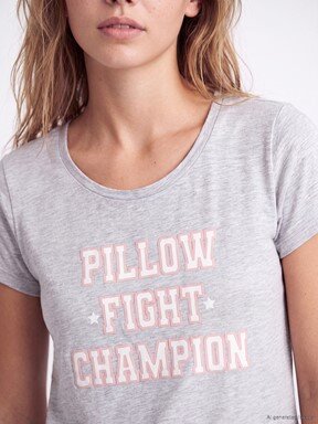 Şortlu Pijama Takımı AÇIK PEMBE BASKILI