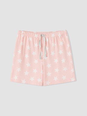 Şortlu Pijama Takımı AÇIK PEMBE BASKILI
