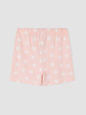 Şortlu Pijama Takımı AÇIK PEMBE BASKILI