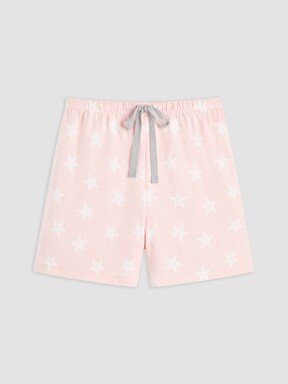 Şortlu Pijama Takımı AÇIK PEMBE BASKILI