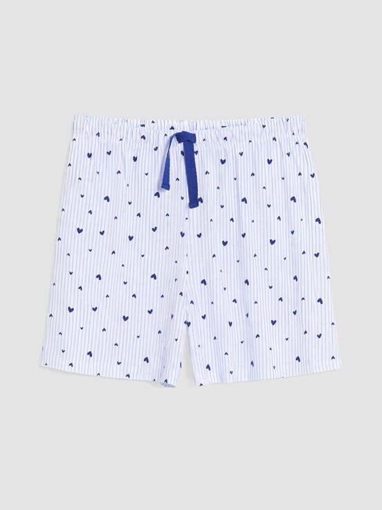 Şortlu Pijama Takımı MAVİ ÇİZGİLİ