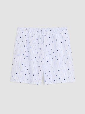 Şortlu Pijama Takımı MAVİ ÇİZGİLİ
