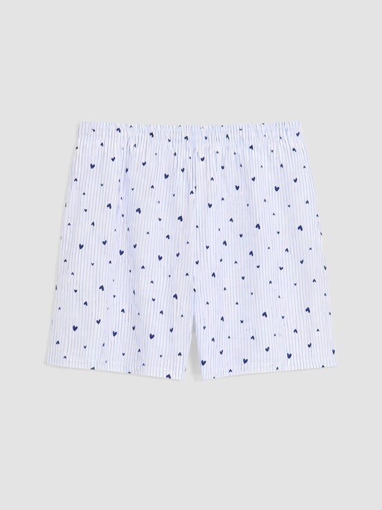 Şortlu Pijama Takımı MAVİ ÇİZGİLİ