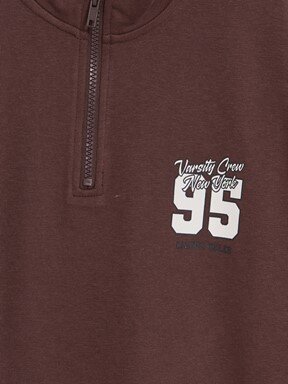 Sweatshirt KAHVERENGİ