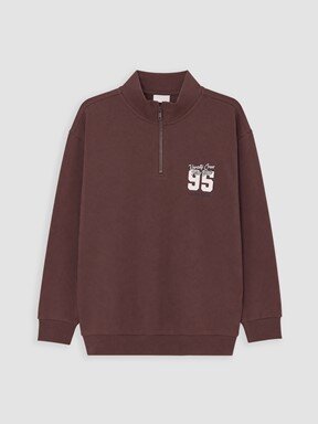 Sweatshirt KAHVERENGİ