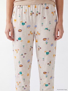 Pijama Alt YULAF BEJİ MELANJ