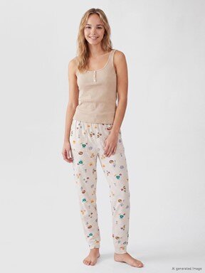 Pijama Alt YULAF BEJİ MELANJ