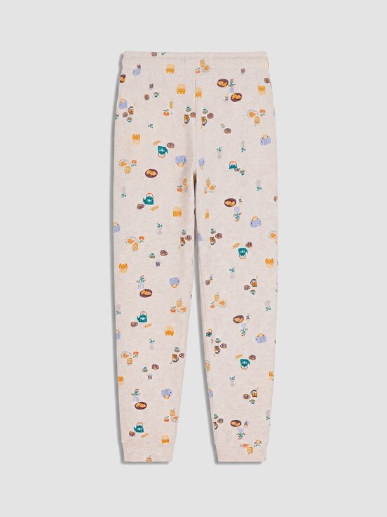 Pijama Alt YULAF BEJİ MELANJ