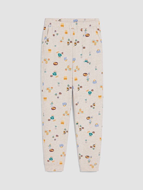 Pijama Alt YULAF BEJİ MELANJ