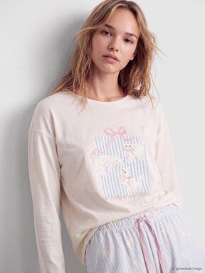 Pijama Takım AÇIK MAVİ BASKILI