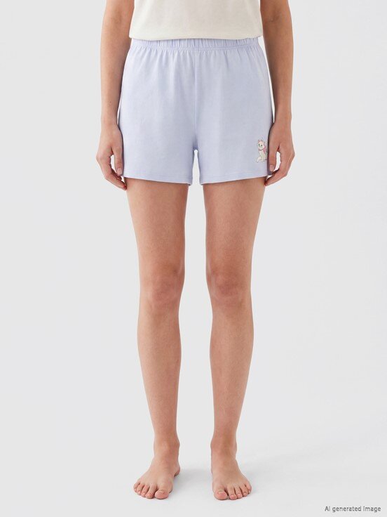 Pijama Alt EKRU BASKILI