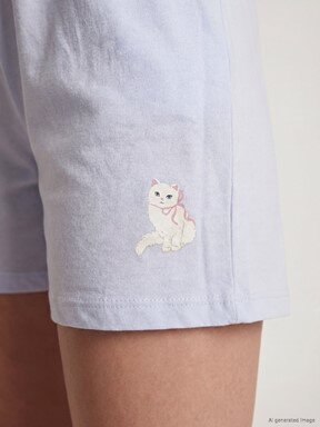 Pijama Alt EKRU BASKILI