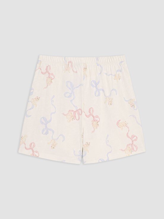 Pijama Alt EKRU BASKILI