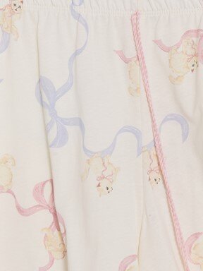 Pijama Alt EKRU BASKILI