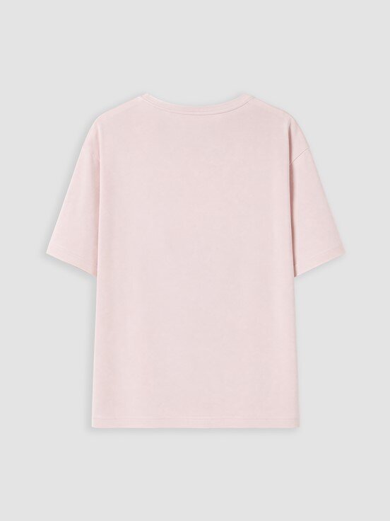 Pijama Takım PEMBE BASKILI