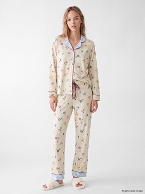Pijama Takım EKRU MELANJ