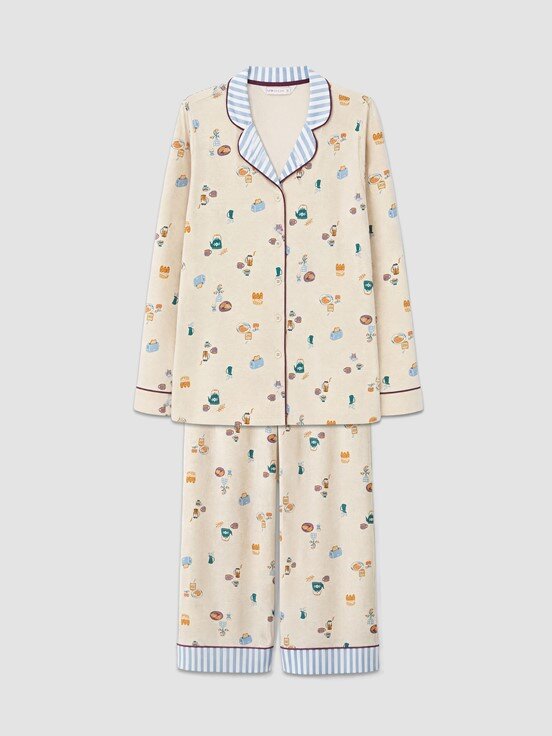 Pijama Takım EKRU MELANJ