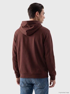 Fermuarlı Sweatshirt BORDO
