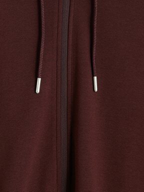 Fermuarlı Sweatshirt BORDO