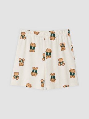 Şortlu Pijama Takımı UÇUK PEMBE BASKILI