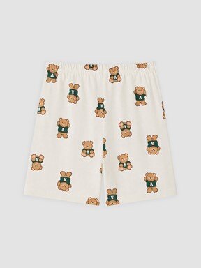 Şortlu Pijama Takımı UÇUK PEMBE BASKILI