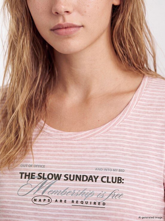 Kaprili Pijama Takımı PEMBE BASKILI