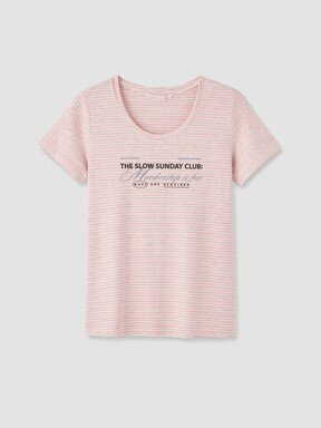 Kaprili Pijama Takımı PEMBE BASKILI