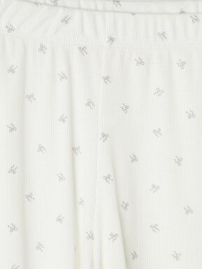 Şortlu Pijama Takımı EKRU BASKILI