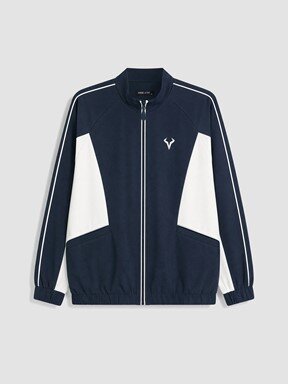 Fermuarlı Sweatshirt KOYU LACİVERT
