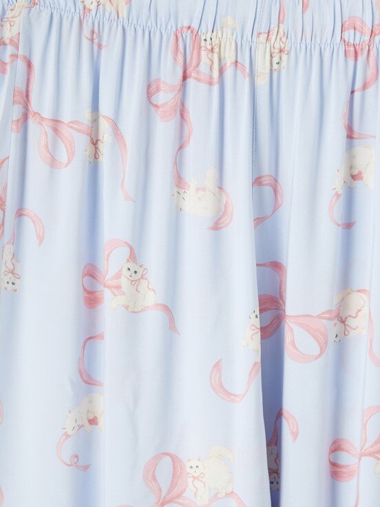 Pijama Takım AÇIK MAVİ BASKILI
