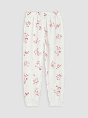 Pijama Takım EKRU BASKILI