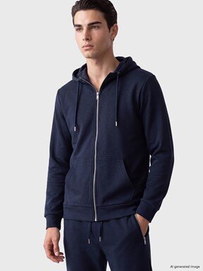Fermuarlı Sweatshirt AÇIK KAHVERENGİ