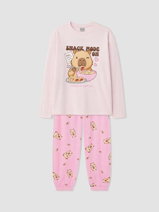 Pijama Takım AÇIK PEMBE