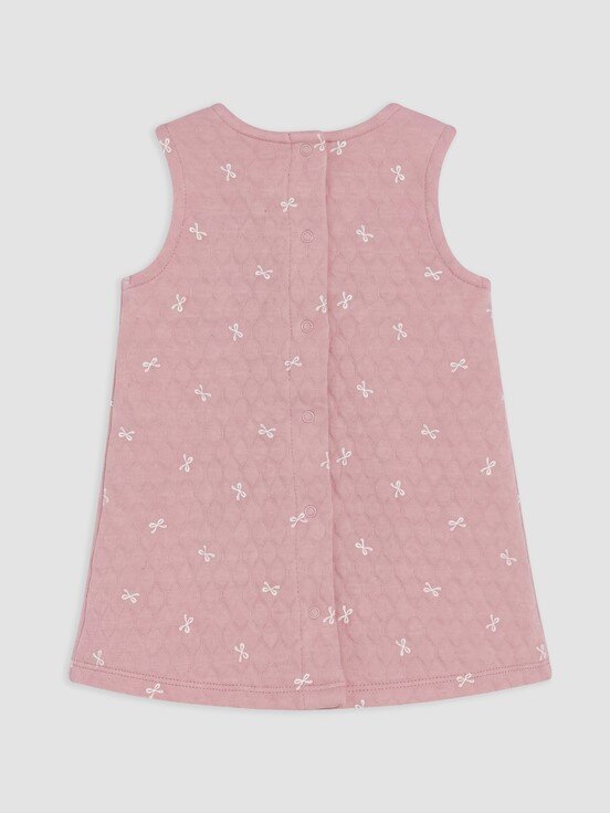 Elbise PEMBE BASKILI
